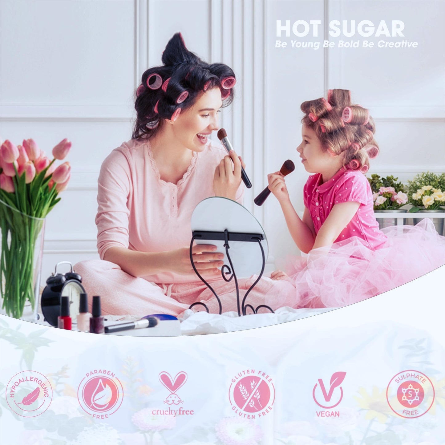 Hot Sugar Makeup Kit for Teens with Unicorn Train Case – Portable Gift Set