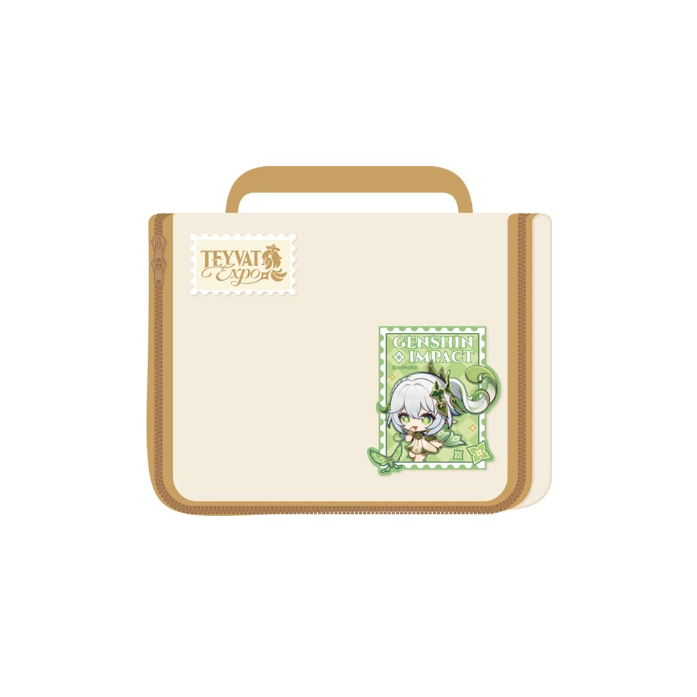HOYOVERSE GENSHIN IMPACT Teyvat Expo Travel Toiletries Bag & Velcro Patch