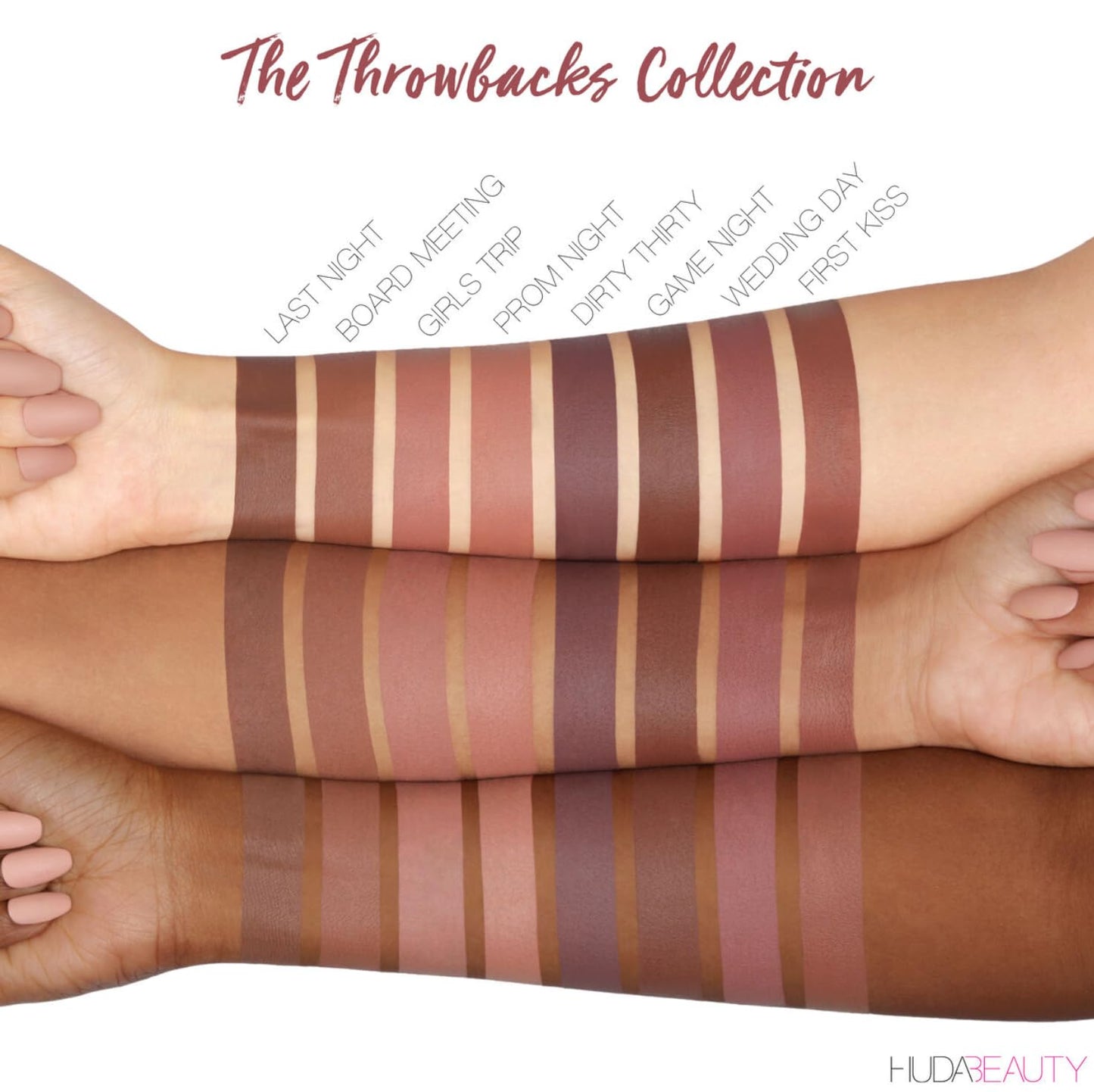 HUDA BEAUTY Power Bullet Matte Lipstick - Throwback Collection Girls Trip