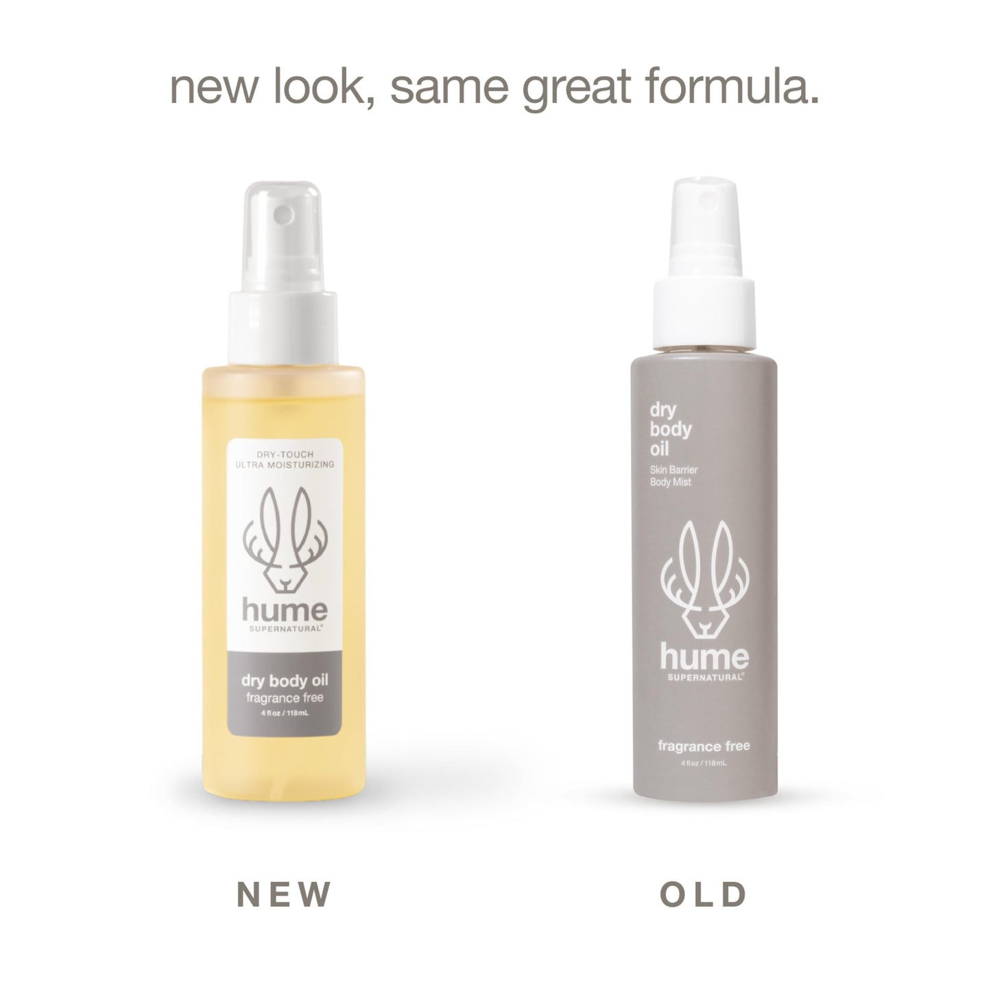 HUME SUPERNATURAL Dry Body Oil Spray – Desert Bloom, 2-Pack | Deep Hydration & Glow
