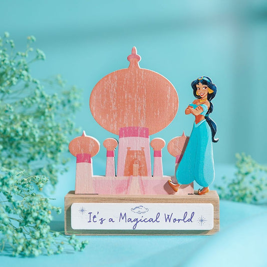 Disney Pastel Princess Mini Castle Plaque - Jasmine
