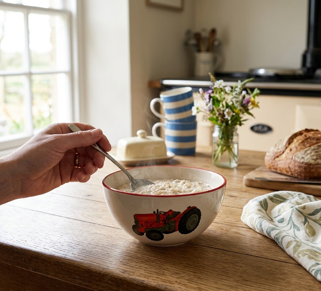 Country Living Tractor Cereal Bowl