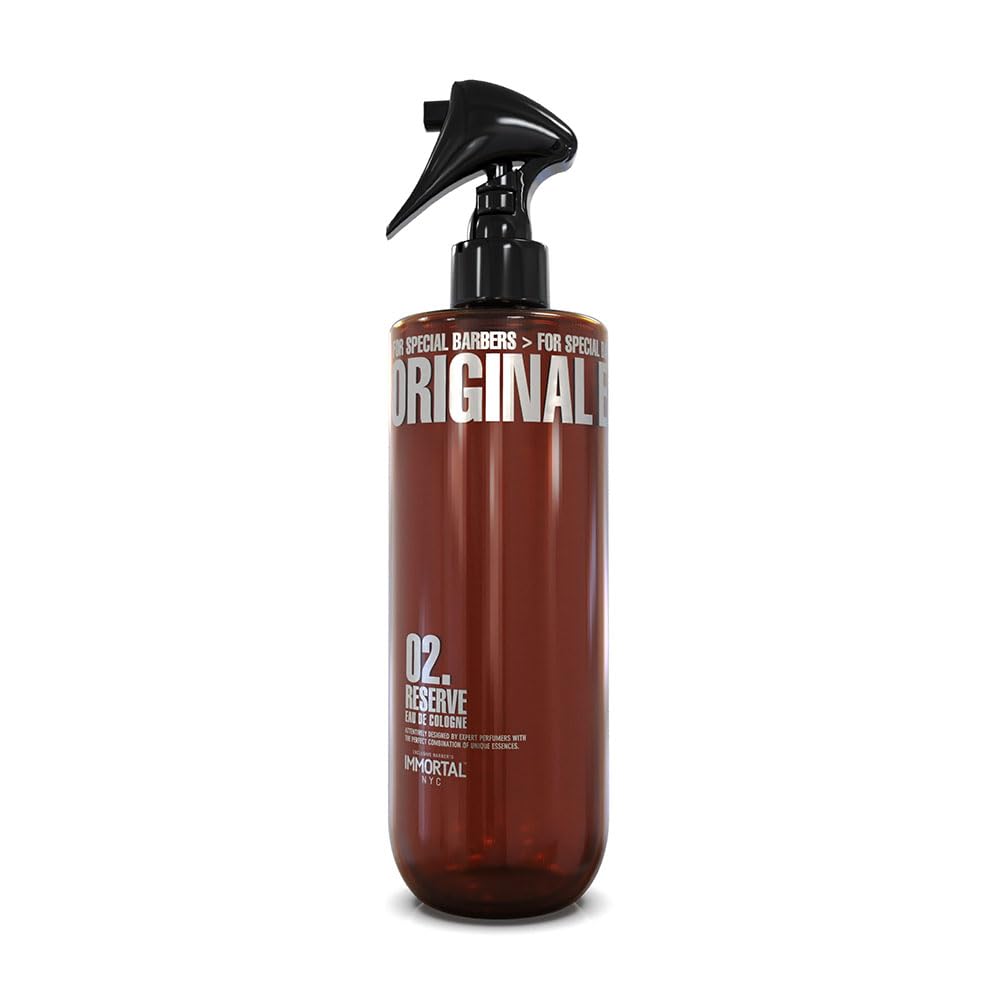 Immortal NYC Reserve 02 After Shave Spray – Premier Men’s Cologne, 17 oz | Exclusive Barbers