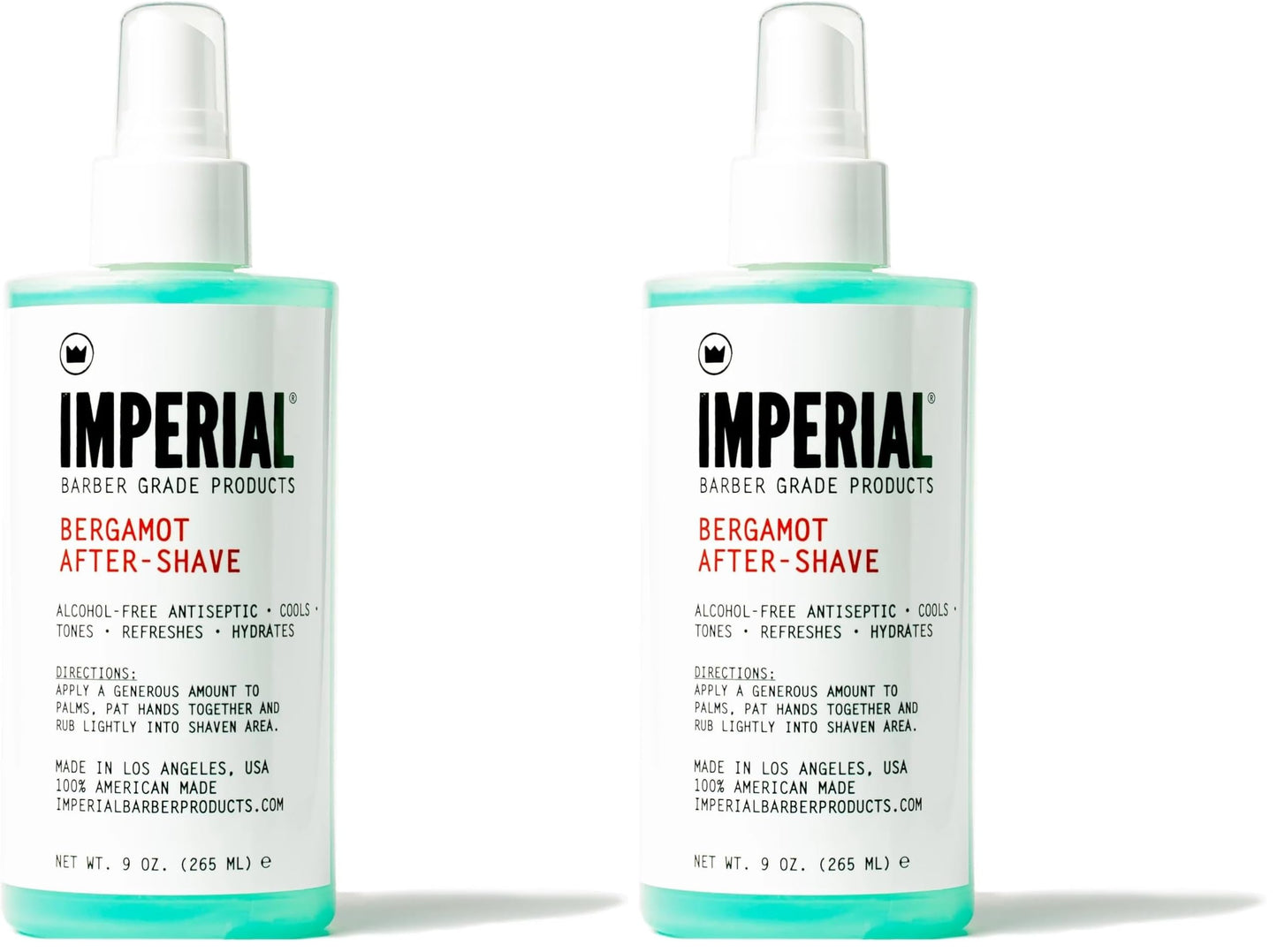 Imperial Bergamot After-Shave Alcohol Free – 9 oz (Pack of 2)
