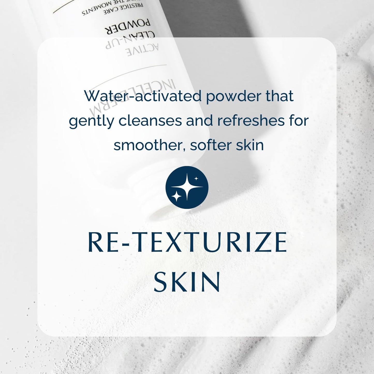 INCELLDERM Active Clean-Up Powder 90g | Water-Activated Papain Cleanser