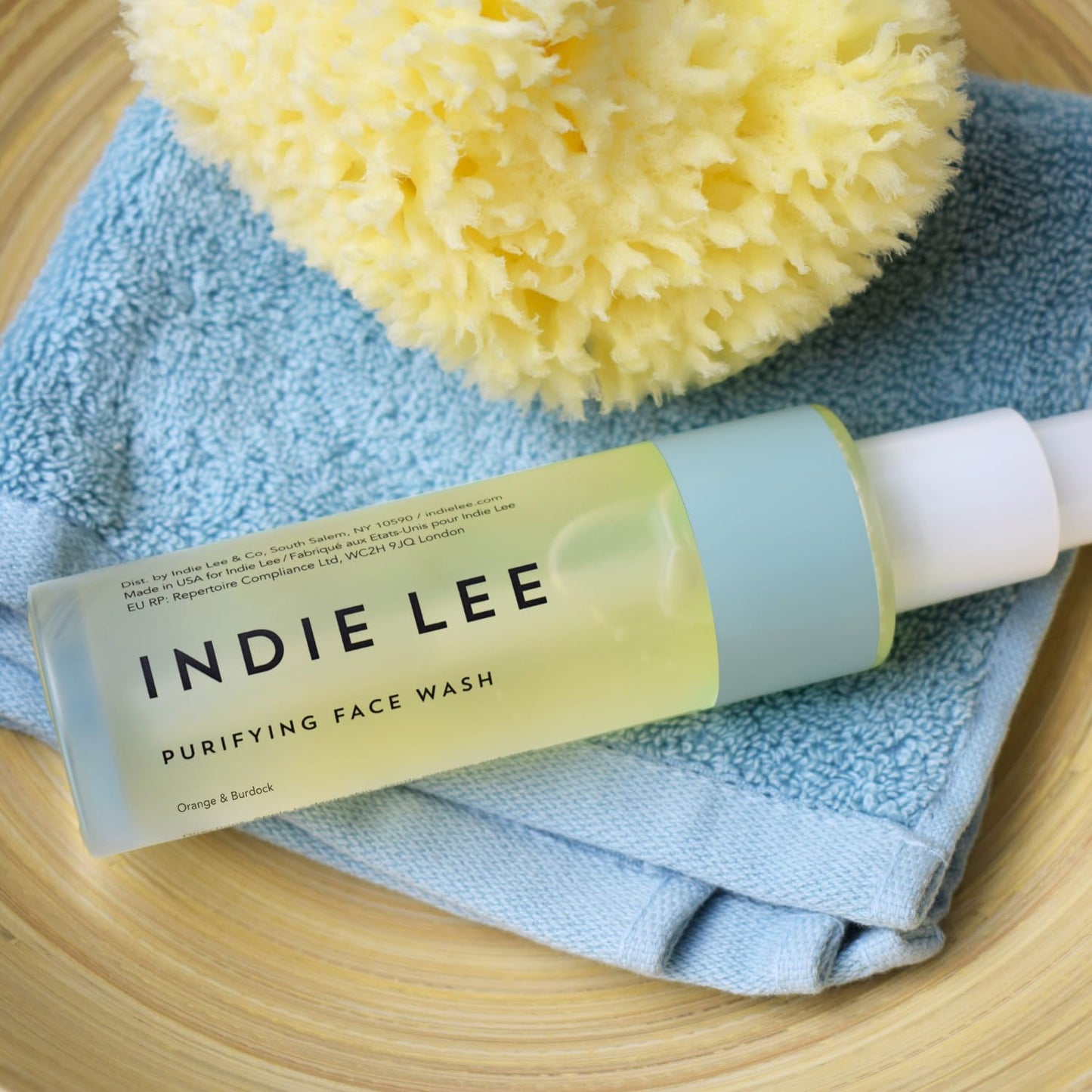 Indie Lee Purifying Face Wash – Daily Detox Foaming Cleanser for Radiant, Clear Skin (4 oz / 125 ml)