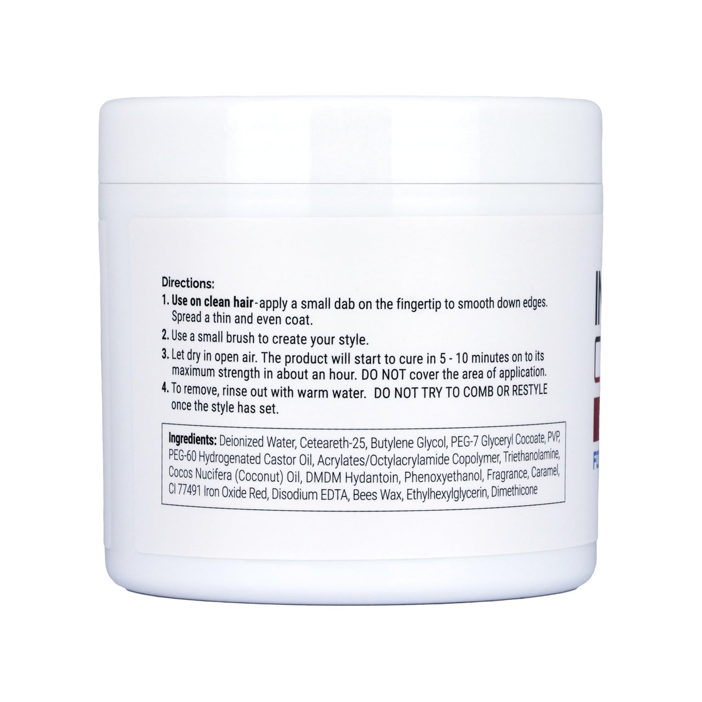 Instant Control Edge & Braid Gel – 16oz Water-Soluble Edge Pomade