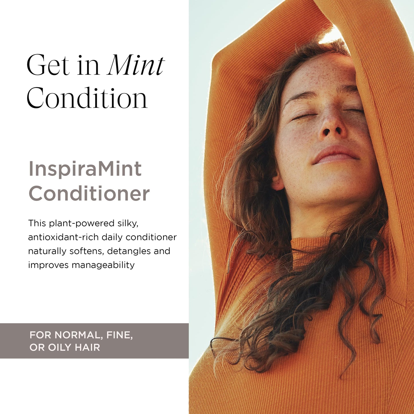 InspiraMint Conditioner | Invigorating Organic Mint for Fine & Oily Hair | Intelligent Nutrients