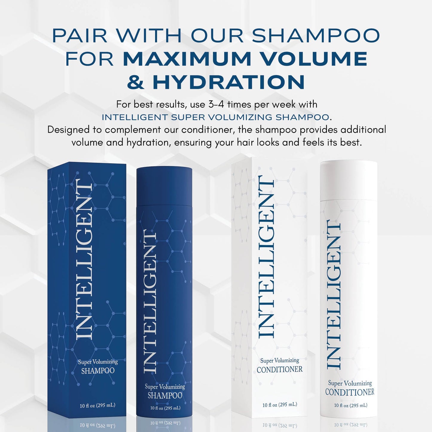 Intelligent Shop – Intelligent Super Volumizing Hair Loss Conditioner | Strengthen Weakened Hair & Maximize Volume | All Hair Types | 10 fl oz