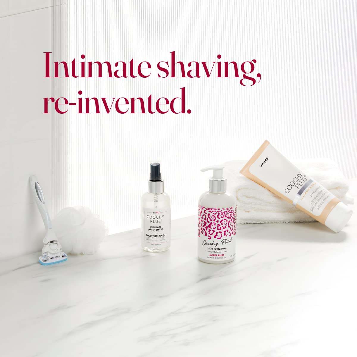 IntiMD Coochy Plus Intimate Shaving Kit – Moisturizing Mist & Protection