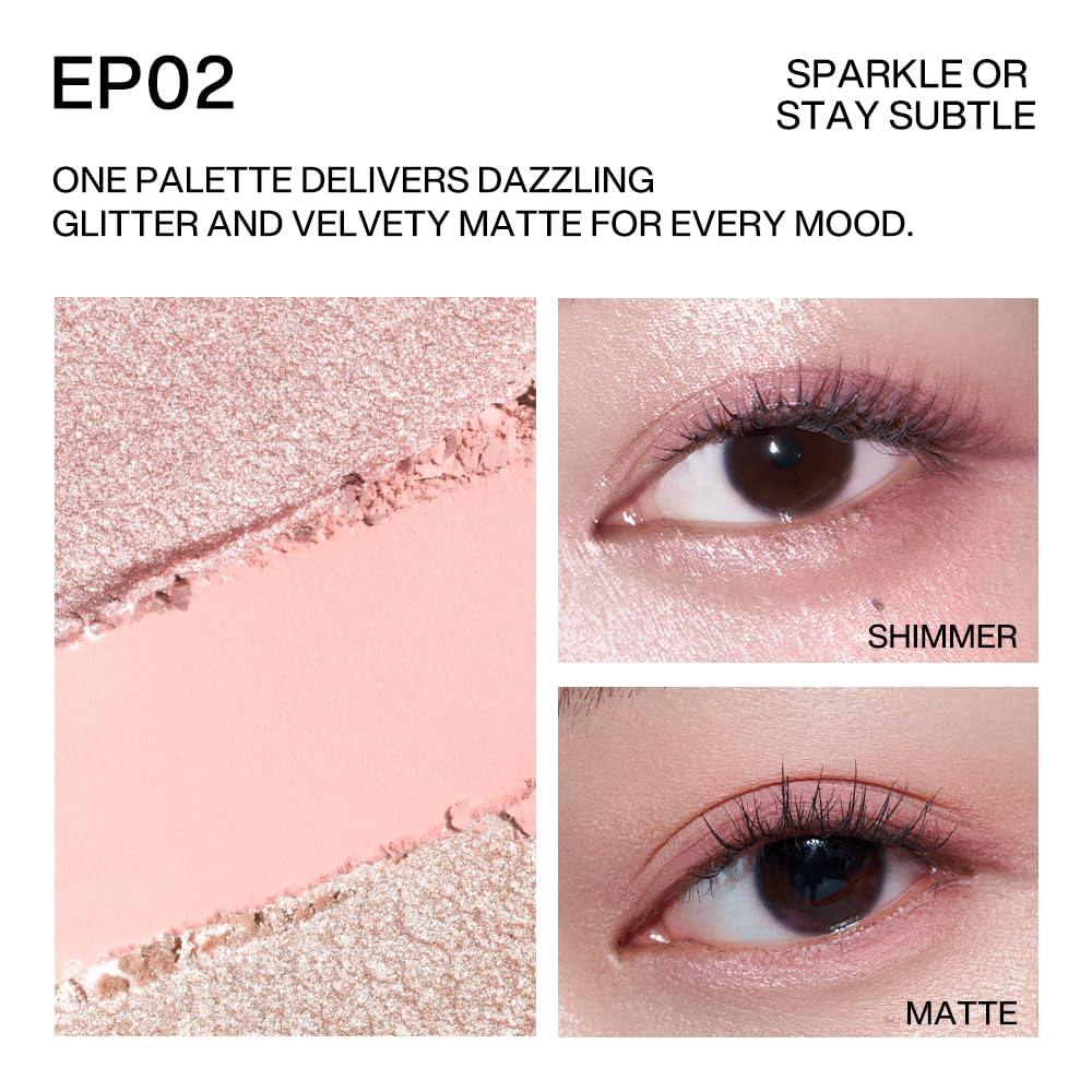 INTO YOU 9 Colors Eyeshadow Palette – Matte & Shimmer Finishes