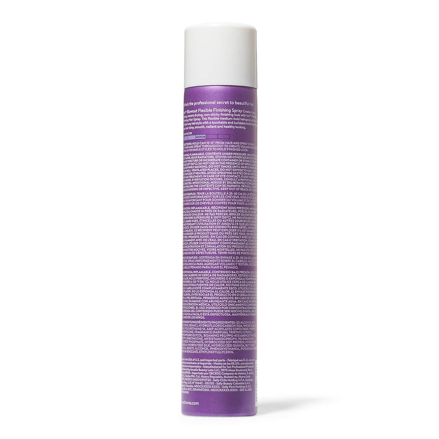 ion Flexible Hair Spray – Humidity Resistant, Quick-Dry, Lasting Shine | 10 oz Pack of 2
