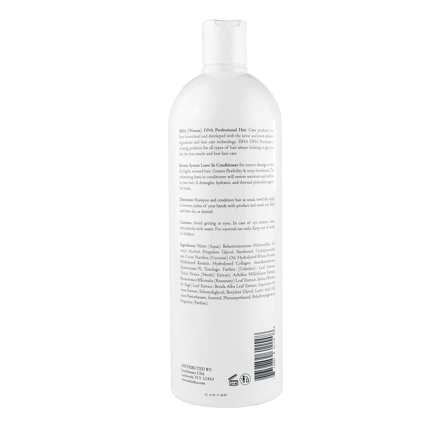 ISHA DNA Keratin Leave-In Conditioner — Sulfate Free Daily Damage Control