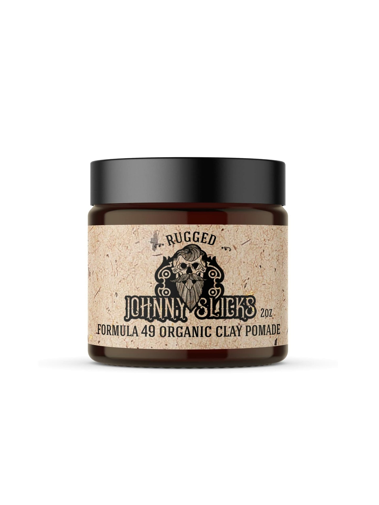 Johnny Slicks Formula 49 Clay – All Organic Pomade | Firm Hold & Matte Finish