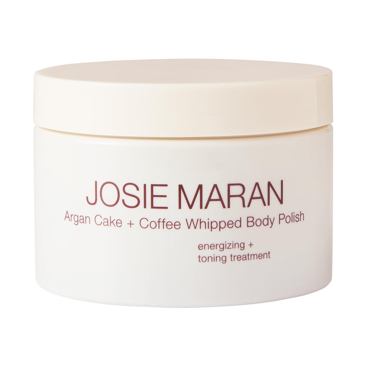 Josie Maran Argan Cake & Coffee Whipped Body Polish – Mocha Whip (10 oz) Exfoliating Scrub