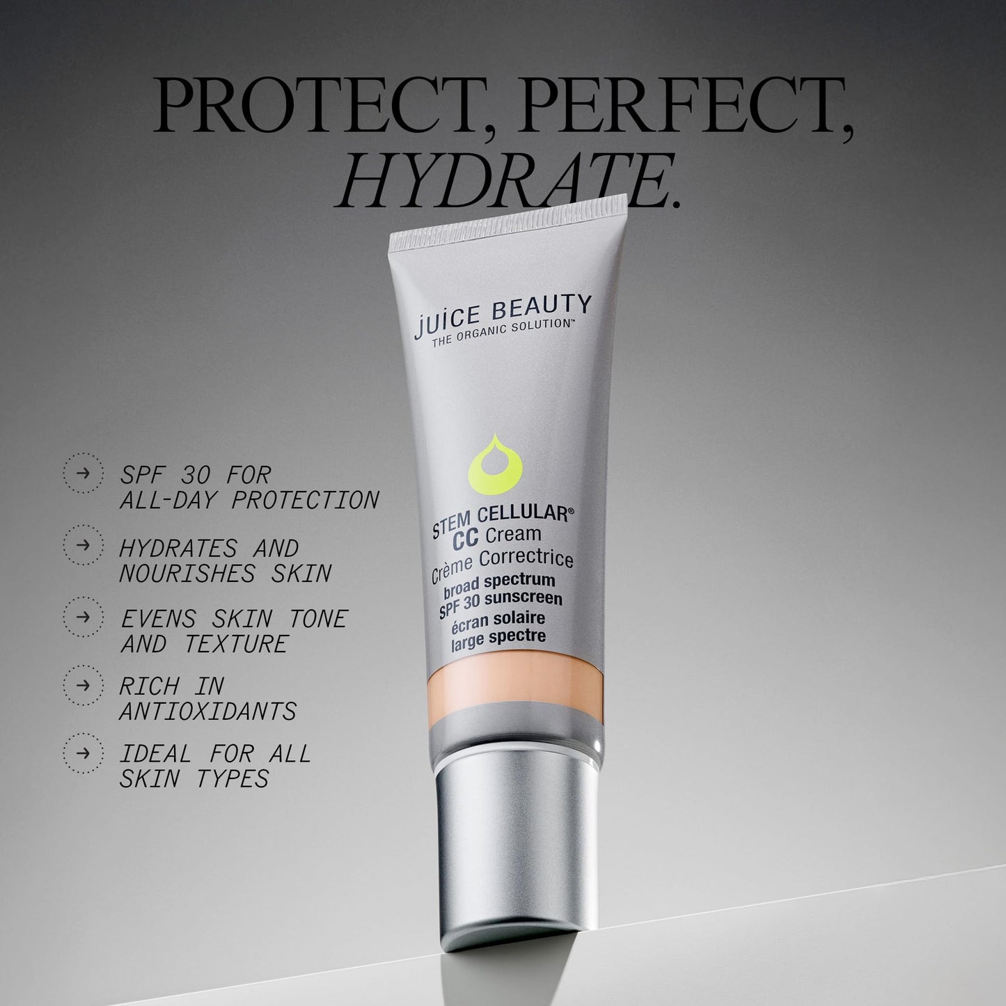 Juice Beauty Stem Cellular CC Cream SPF 30 Deep Glow – 50 mL | Vegan, Cruelty-Free