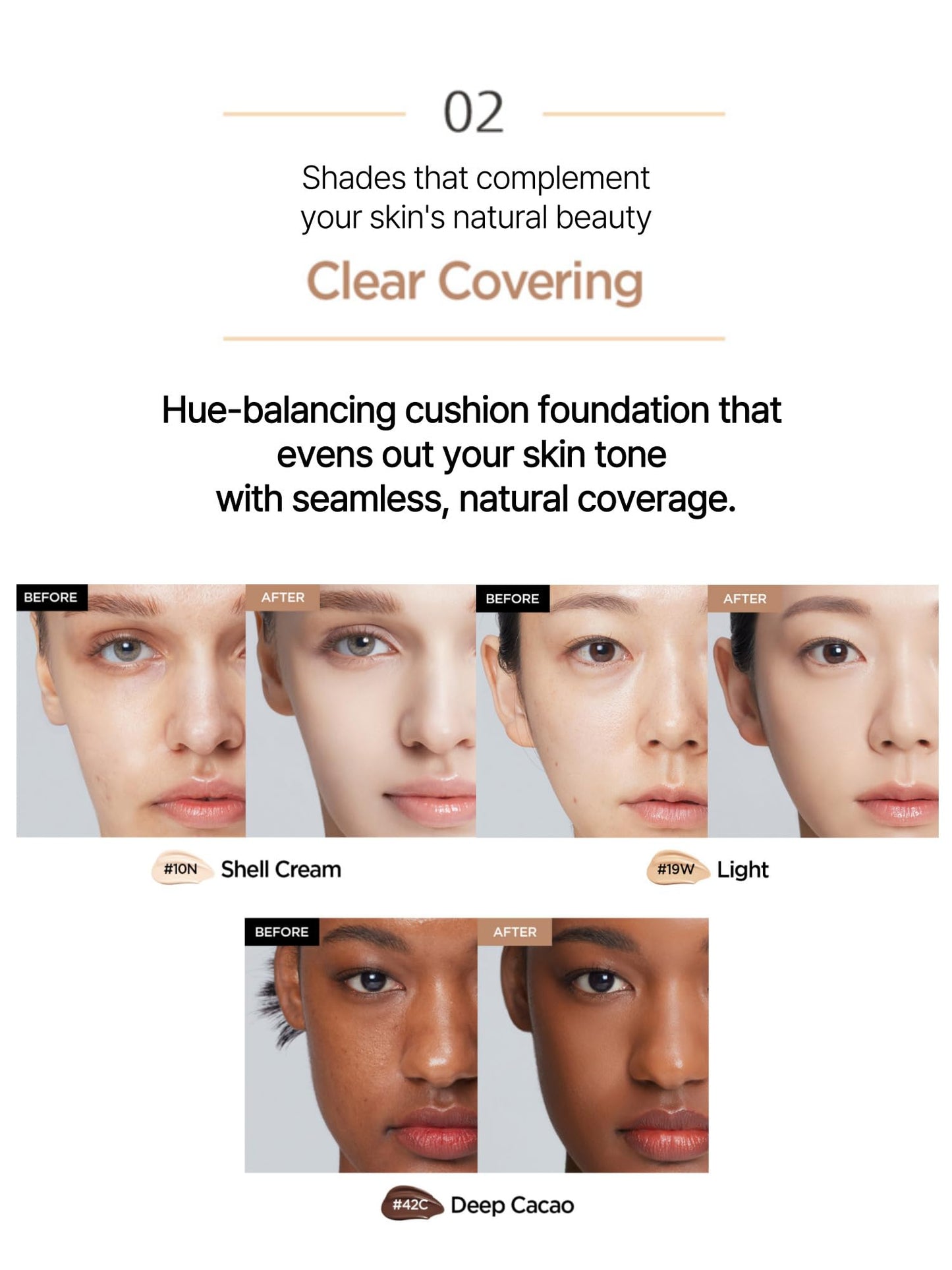 JUNG SAEM MOOL Essential Skin Nuder Cushion 17 Fair Pink SPF50 | Refillable Cushion Foundation