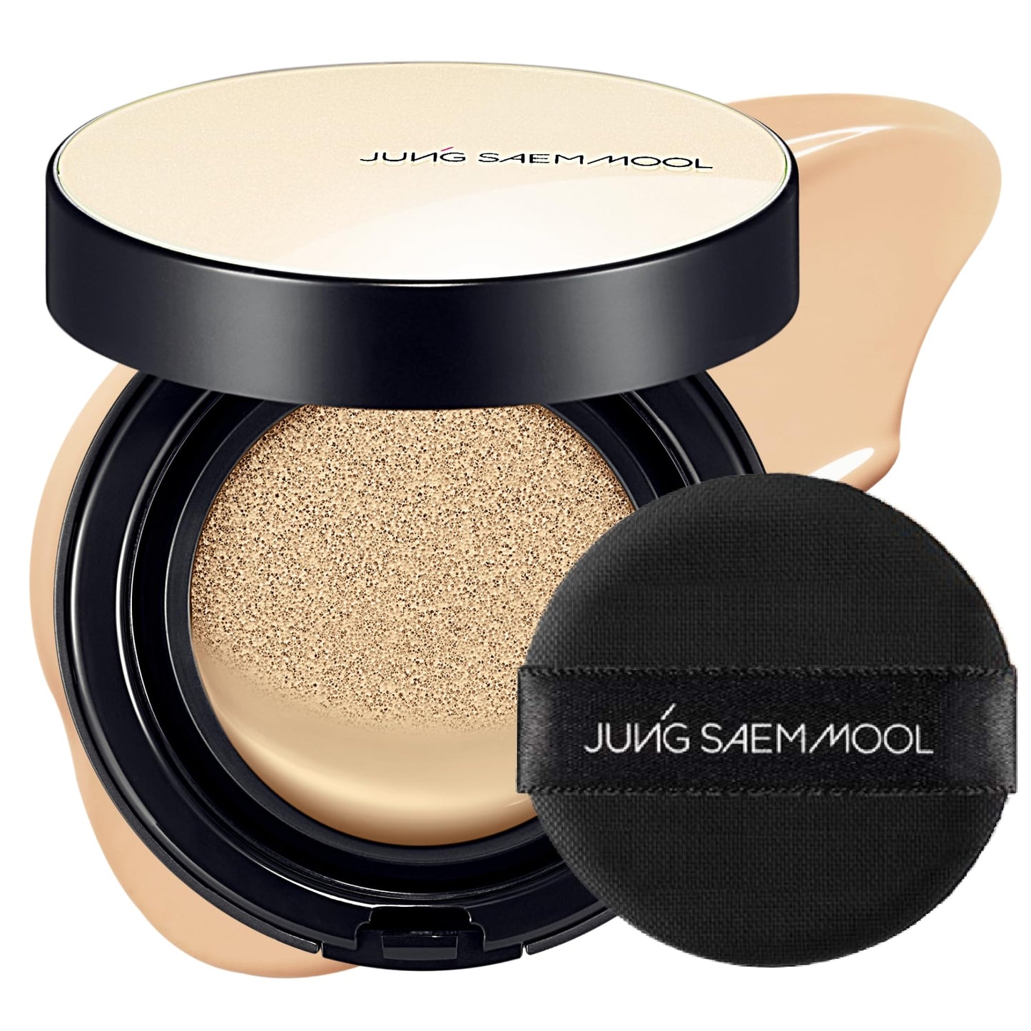 JUNG SAEM MOOL SPF Essential Skin Nuder Cushion 19 Light | SPF50 Broad Spectrum | Natural Finish
