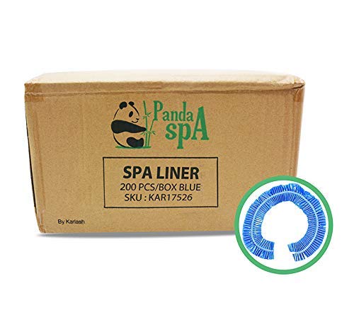 Karlash PandaSpa Ultra Premium Blue Liners – 200pcs, One Size Fits Most Pedicure Spa