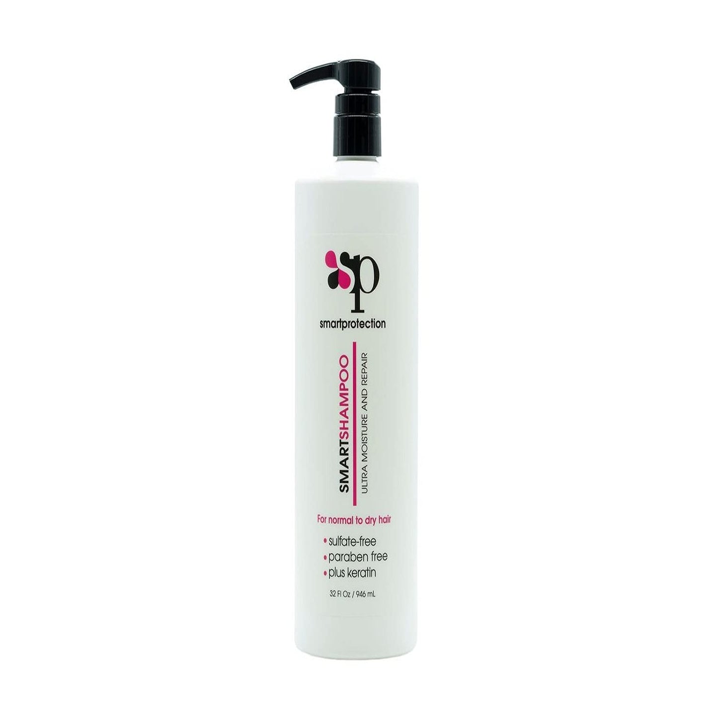 KEF Ultra Moisture Shampoo – Sulfate and Paraben Free, 32 oz for Keratin-Treated Hair | Smart Protection