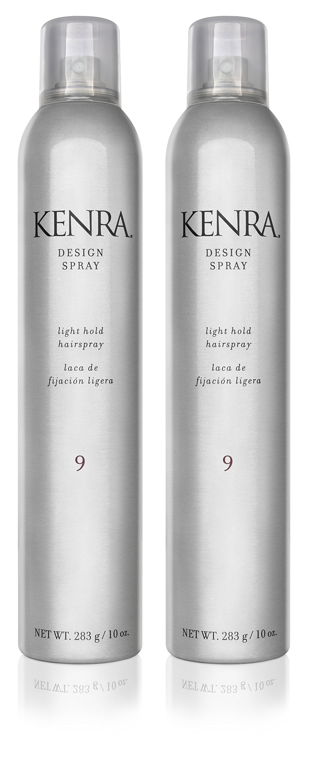 Kenra Design Spray 9 – Light Hold Hairspray (2 x 10 oz) for Frizz Control & Color Protection