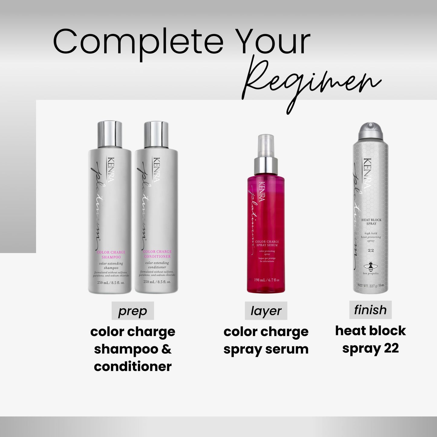 Kenra Platinum Color Charge Spray Serum – Color Protection, 2-Pack