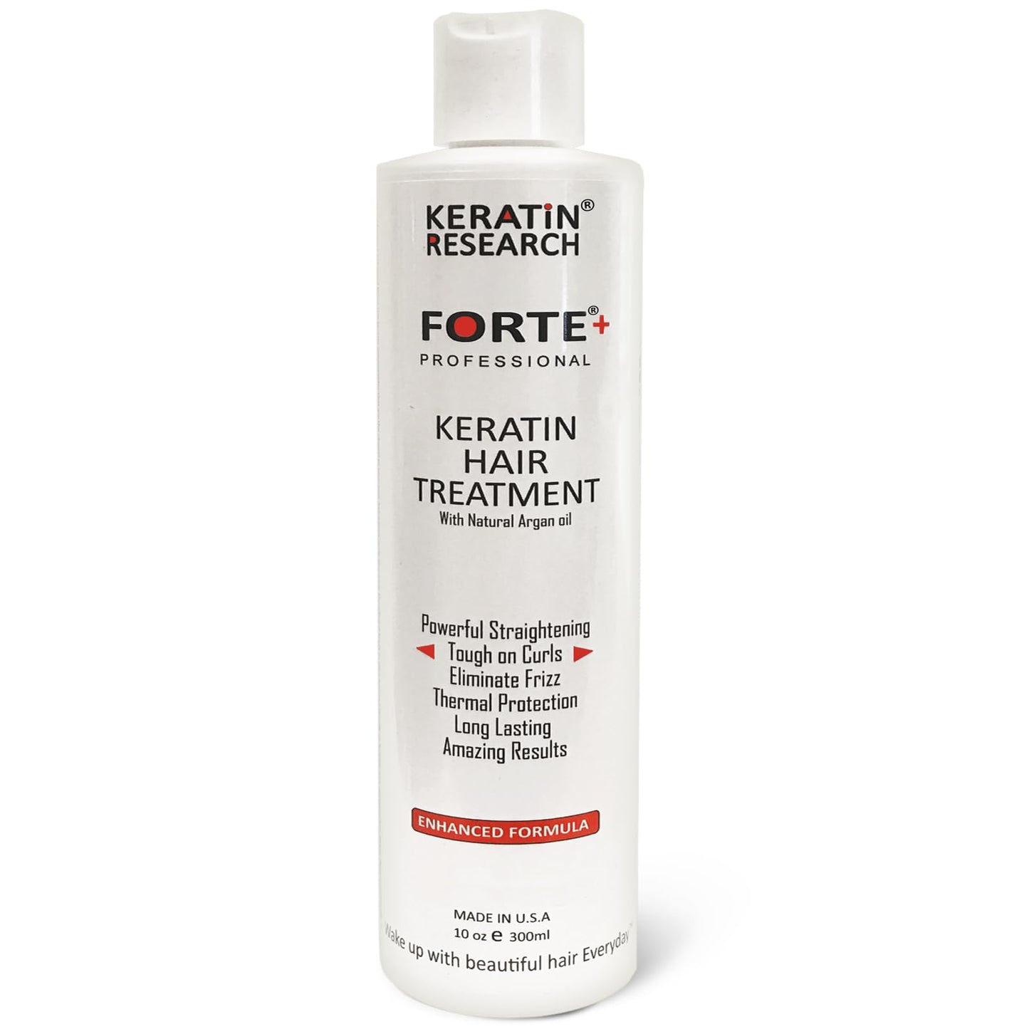 KERATIN RESEARCH Keratin Forte Conditioner, 300ml – Moroccan Argan Oil for Curly Hair