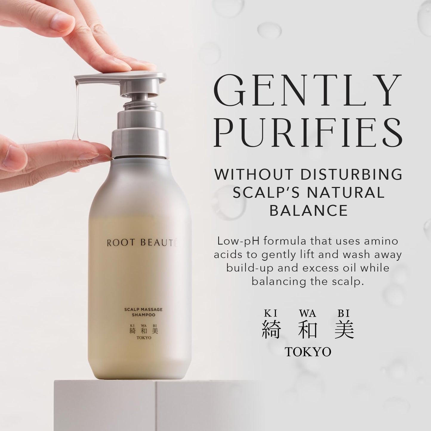 KIWABI Root Beaute Itchy Scalp Shampoo – Sulfate-Free, pH-Balanced Scalp Care