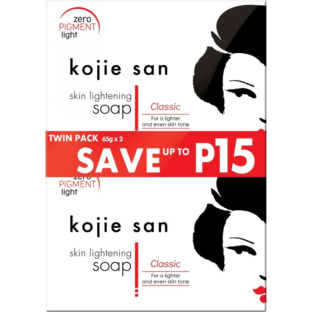 Kojie San Complete Brightening Mini Set – Soap Bars, Lotion, Face Cream & Cleansing Brush