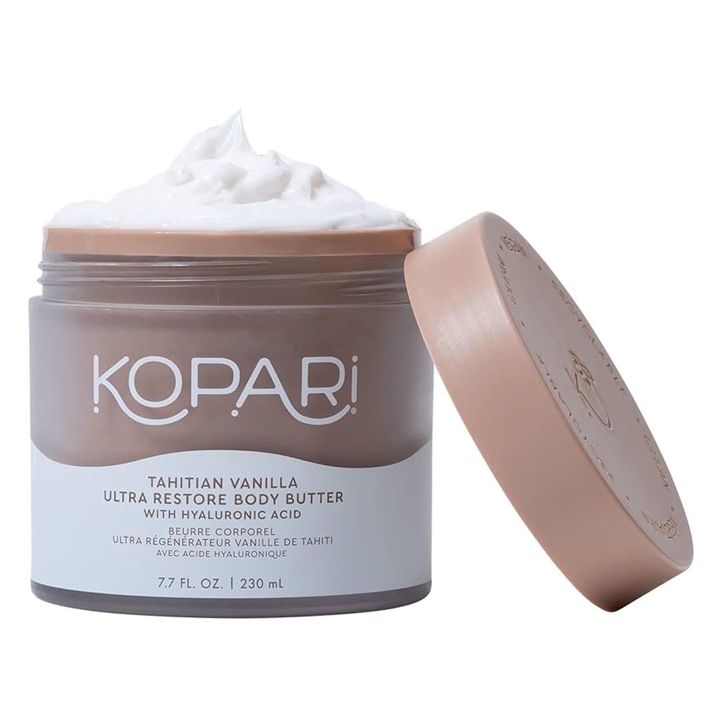 Kopari Ultra Restore Body Butter — Hyaluronic Acid & Mango Butter, Tahitian Vanilla | 7.7 oz