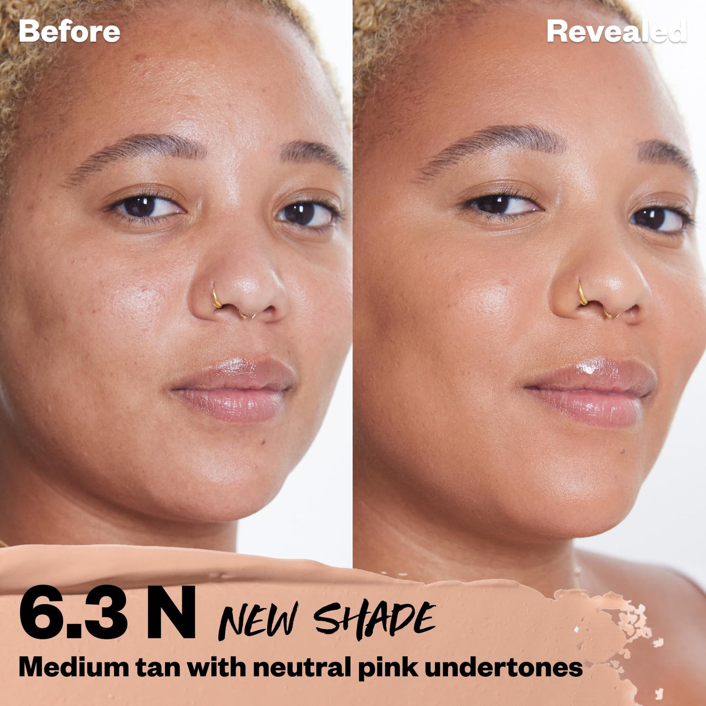 Kosas Revealer Concealer - Medium Coverage with Hyaluronic Acid, Brightening, Hydrating, Vegan & Long-Lasting (Tone 6.3 N)