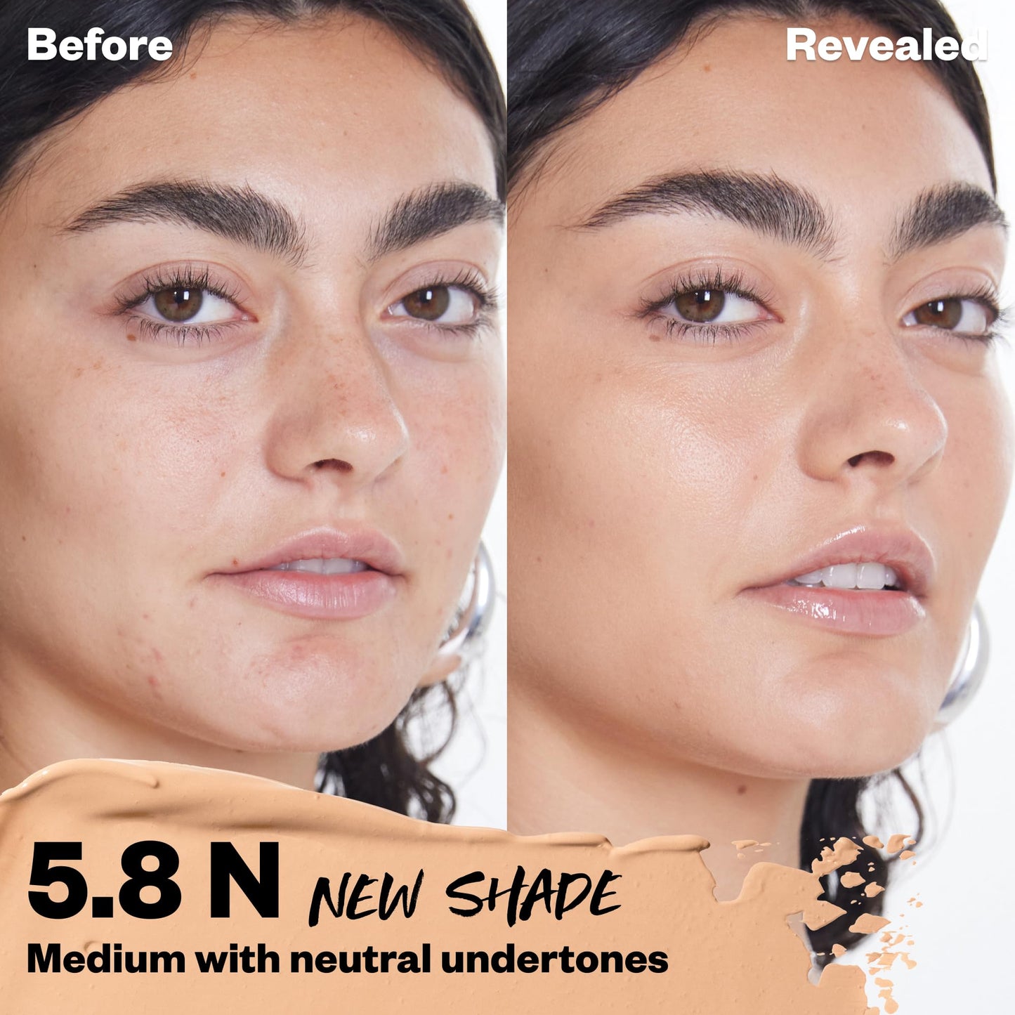 Kosas Revealer Concealer - Medium Coverage with Hyaluronic Acid (Tone 5.8 N) | Vegan & Clean Beauty