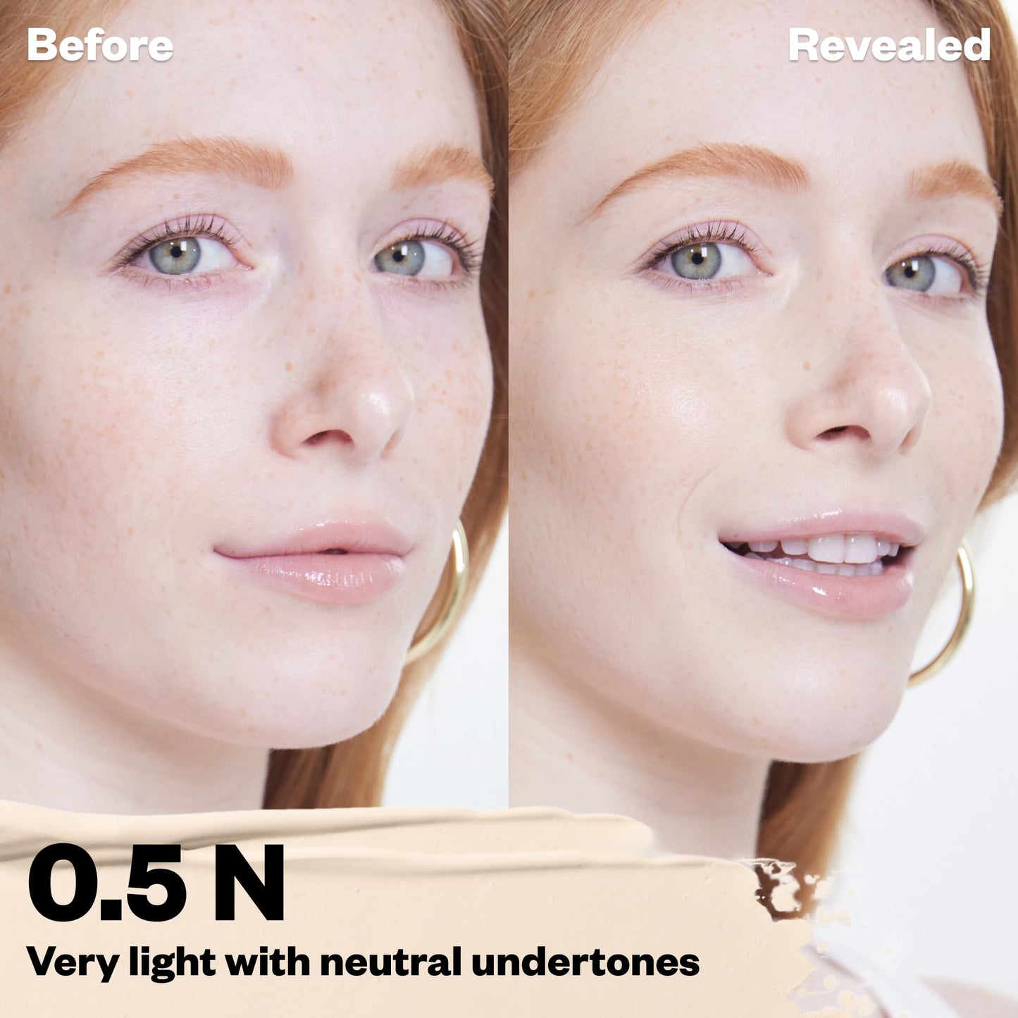 Kosas Revealer Concealer – Medium Coverage Hydrating Concealer with Hyaluronic Acid, Tone 0.5 N