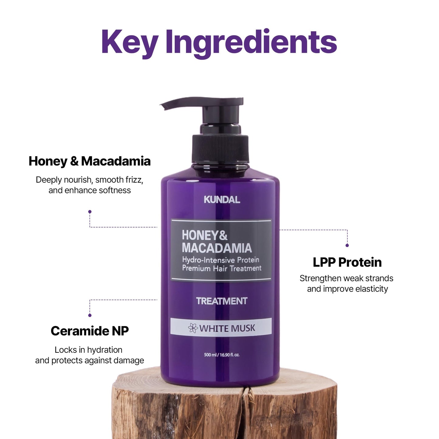 KUNDAL White Musk Shampoo & Conditioner Set – Sulfate-Free, Argan & Macadamia Oil