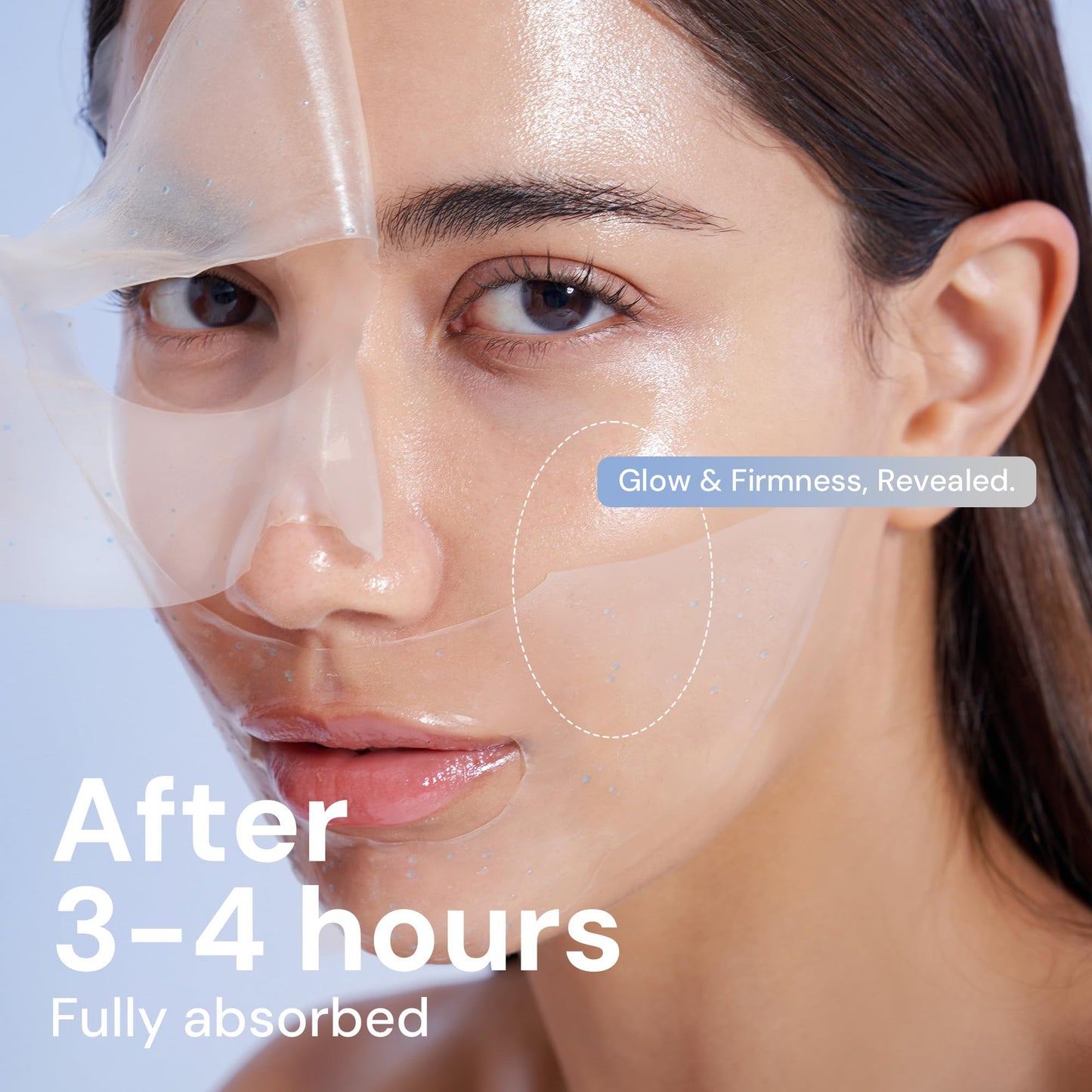 Kurved Skin Aging Curve NMN Peptide Gel Mask – Liposomal Hydrogel Overnight Mask (4 Count)