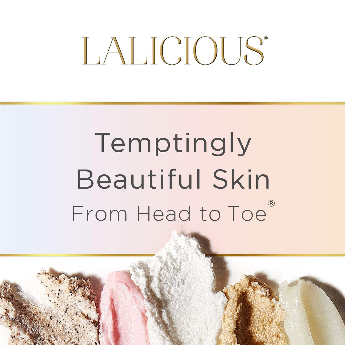 LaLicious Sugar Peppermint Whipped Scrub – Exfoliating Body & Foot Care (16 oz)