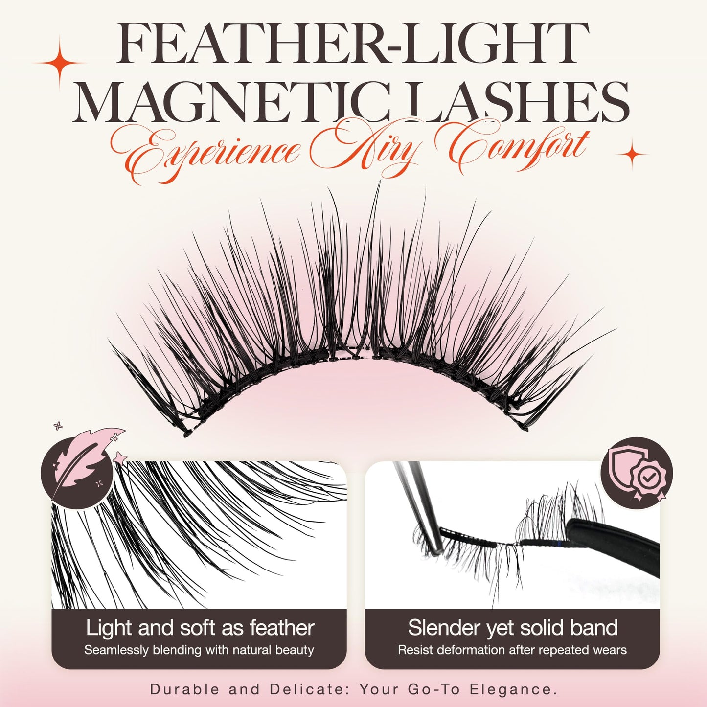 LASHVIEW Magnetic Eyelashes with Applicator – Reusable, No Glue Needed | Aurora Styles RCM01-2