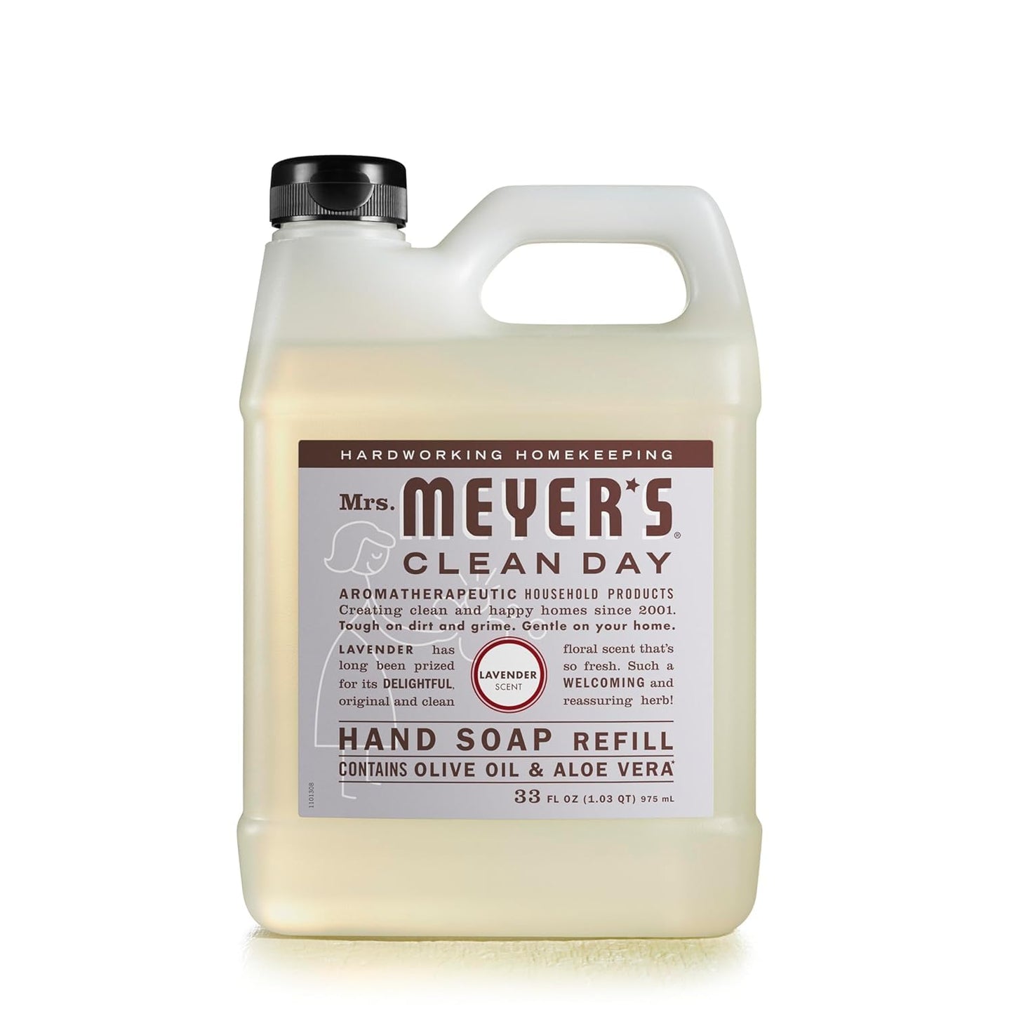 Mrs. Meyer's Lavender Hand Soap Refill, 33 oz (Pack of 3)