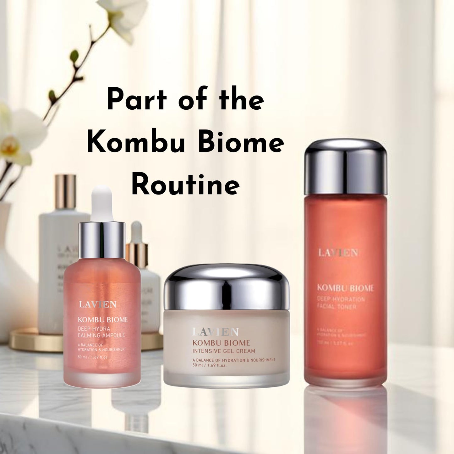 LAVIEN Kombu Biome Intensive Gel Cream – Hydrating Facial Moisturizer for All Skin Types
