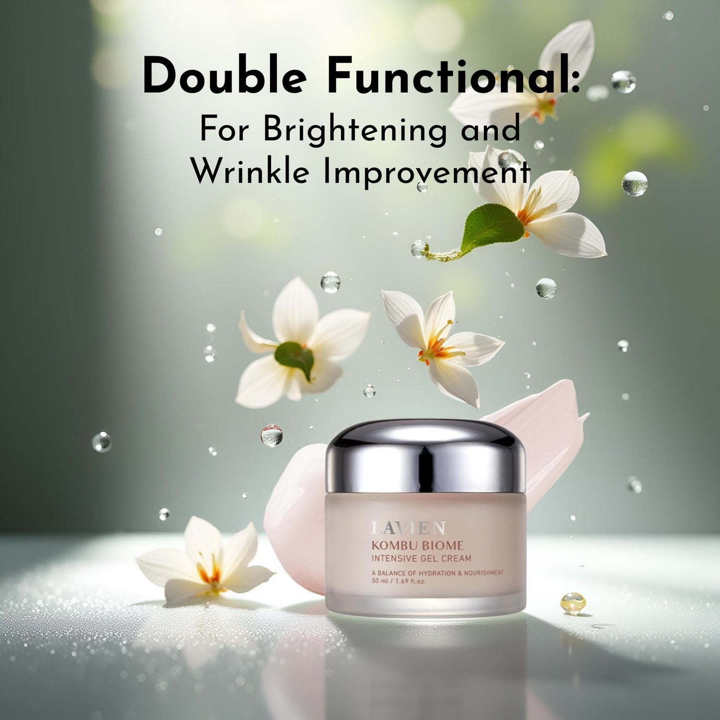 LAVIEN Kombu Biome Intensive Gel Cream – Hydrating Facial Moisturizer for All Skin Types
