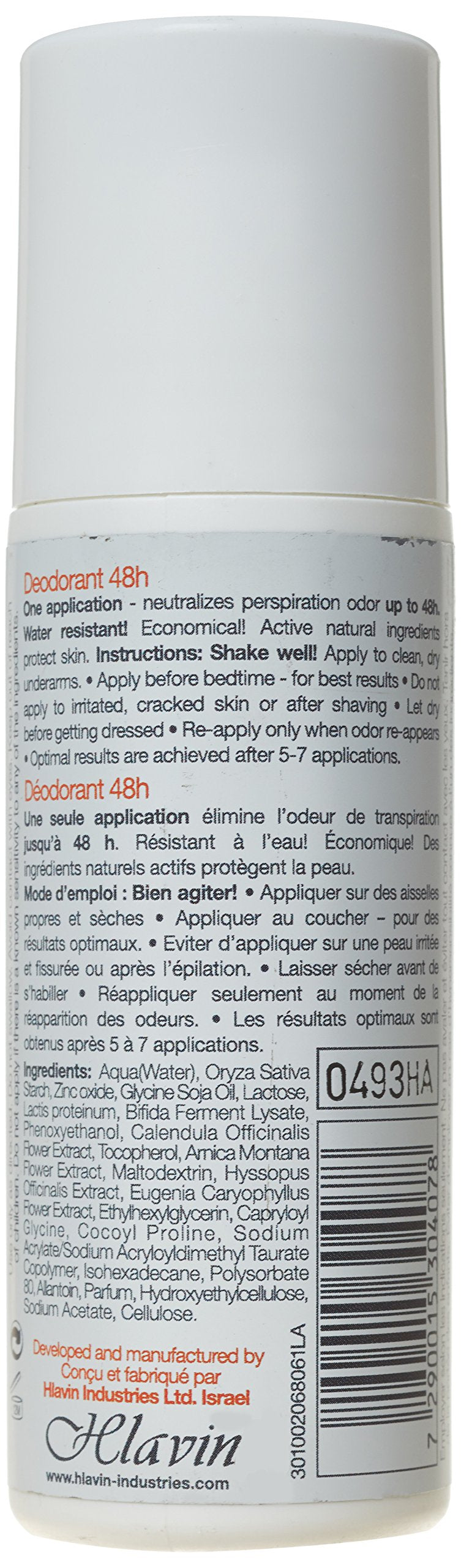 Lavilin 48H Sport Roll-On Deodorant, 65 ml – Unisex, Lightweight
