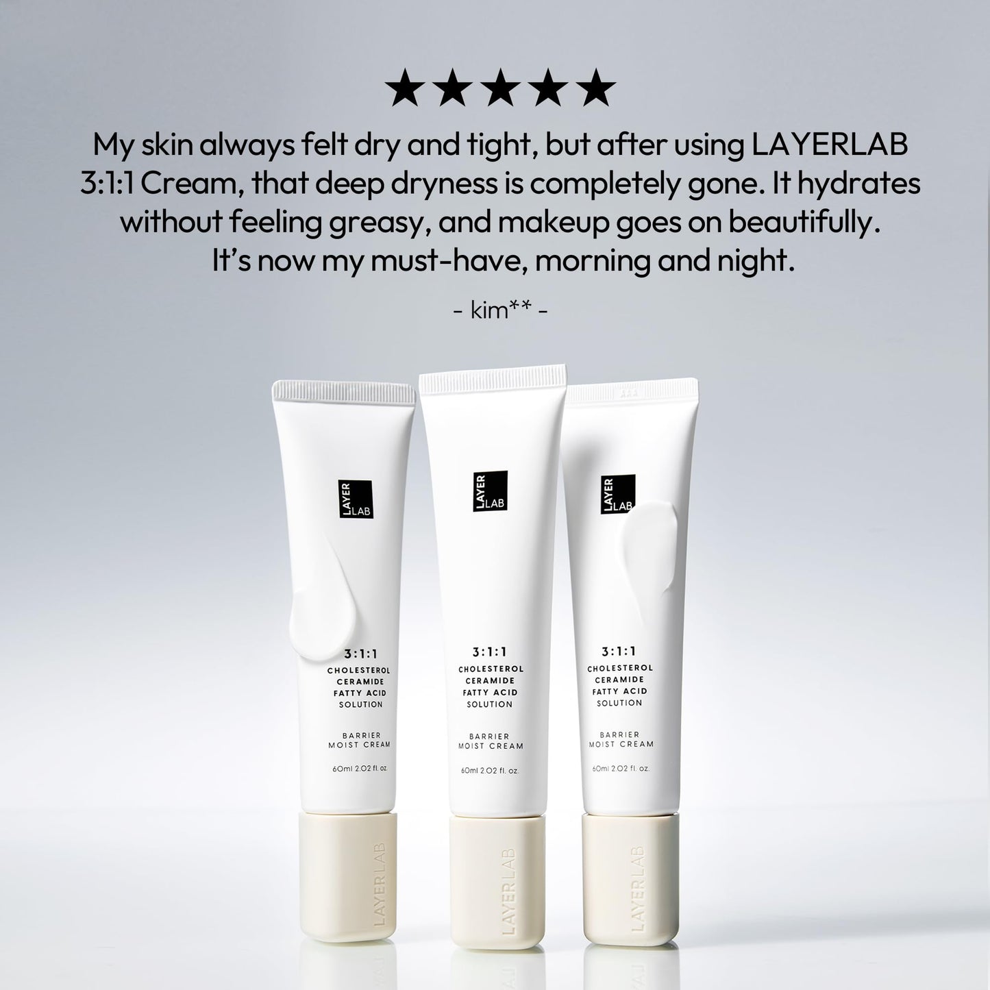LAYERLAB Barrier Moist Cream — Up to 100H Hydration with Ceramide & Shea Butter (2.02 fl oz)