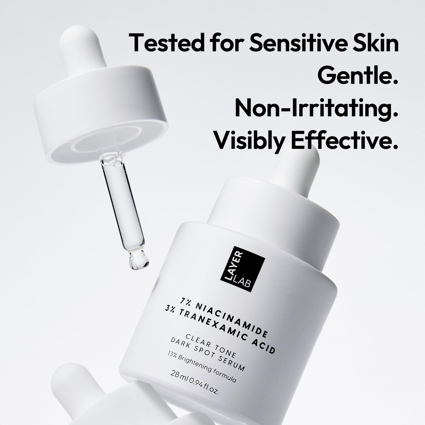 LAYERLAB Niacinamide 7% & Tranexamic Acid 3% Serum | 13% Radiance Complex | Dark Spot Appearance | 0.94 fl oz