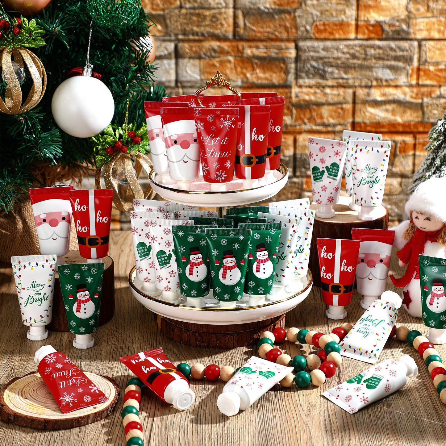 Leelosp 96-Piece Secret Santa Hand Cream Gift Set – 30ml Travel-Size, 6 Natural Plant Fragrances