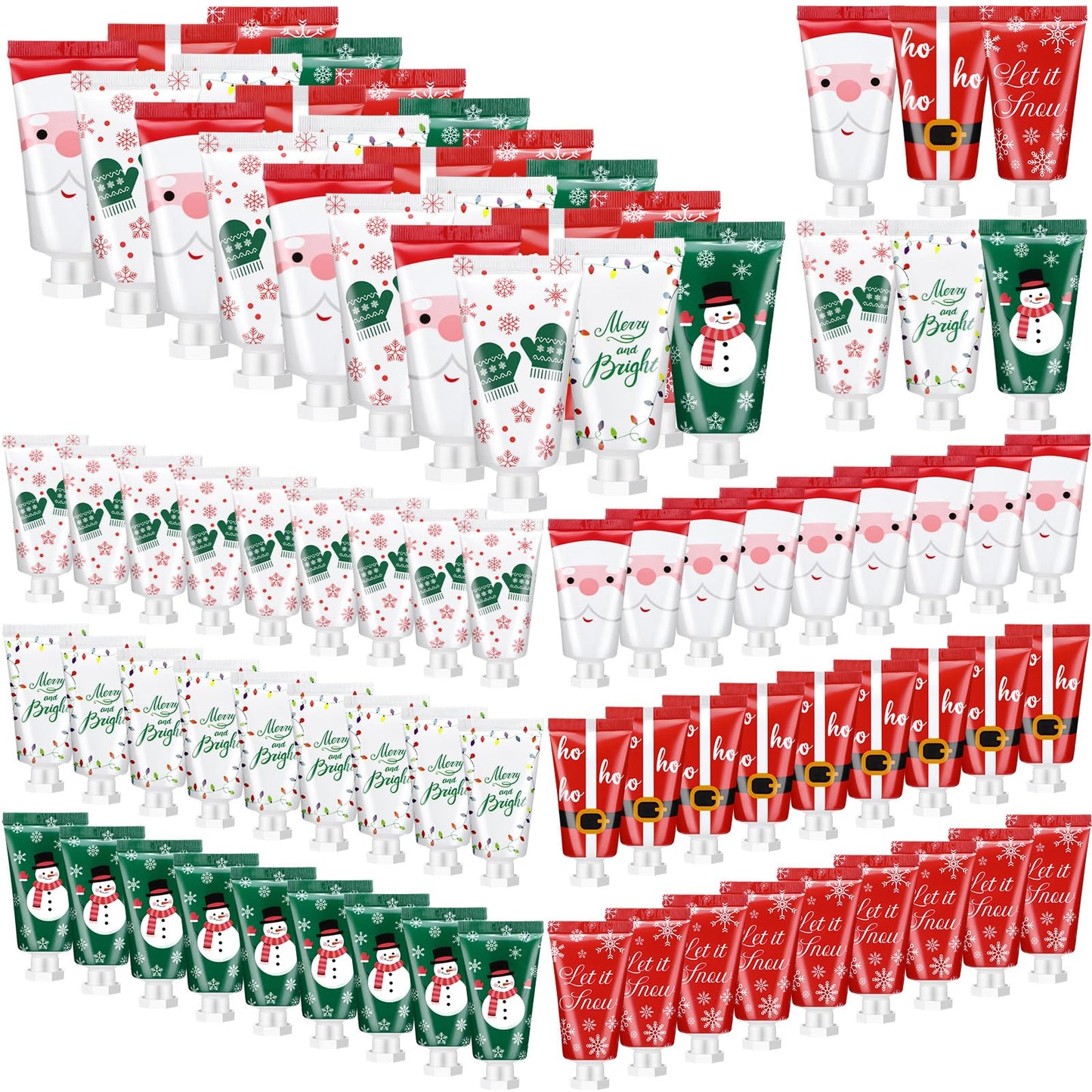 Leelosp 96-Piece Secret Santa Hand Cream Gift Set – 30ml Travel-Size, 6 Natural Plant Fragrances