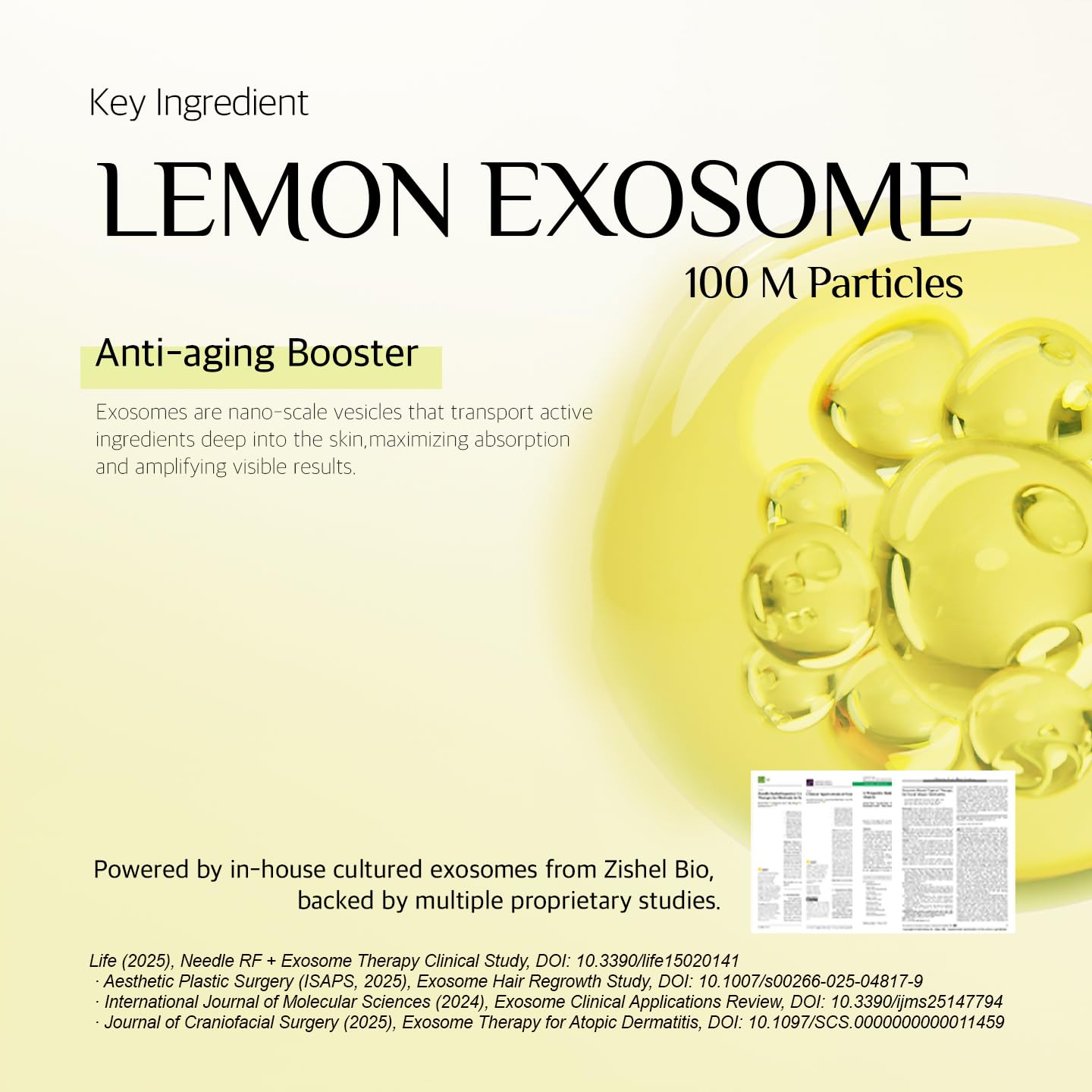 Lemonderma Lemonshot 150 Exo Booster Serum – Vegan Vitamin C Exosomes for Brightening & Hydration (50ml)