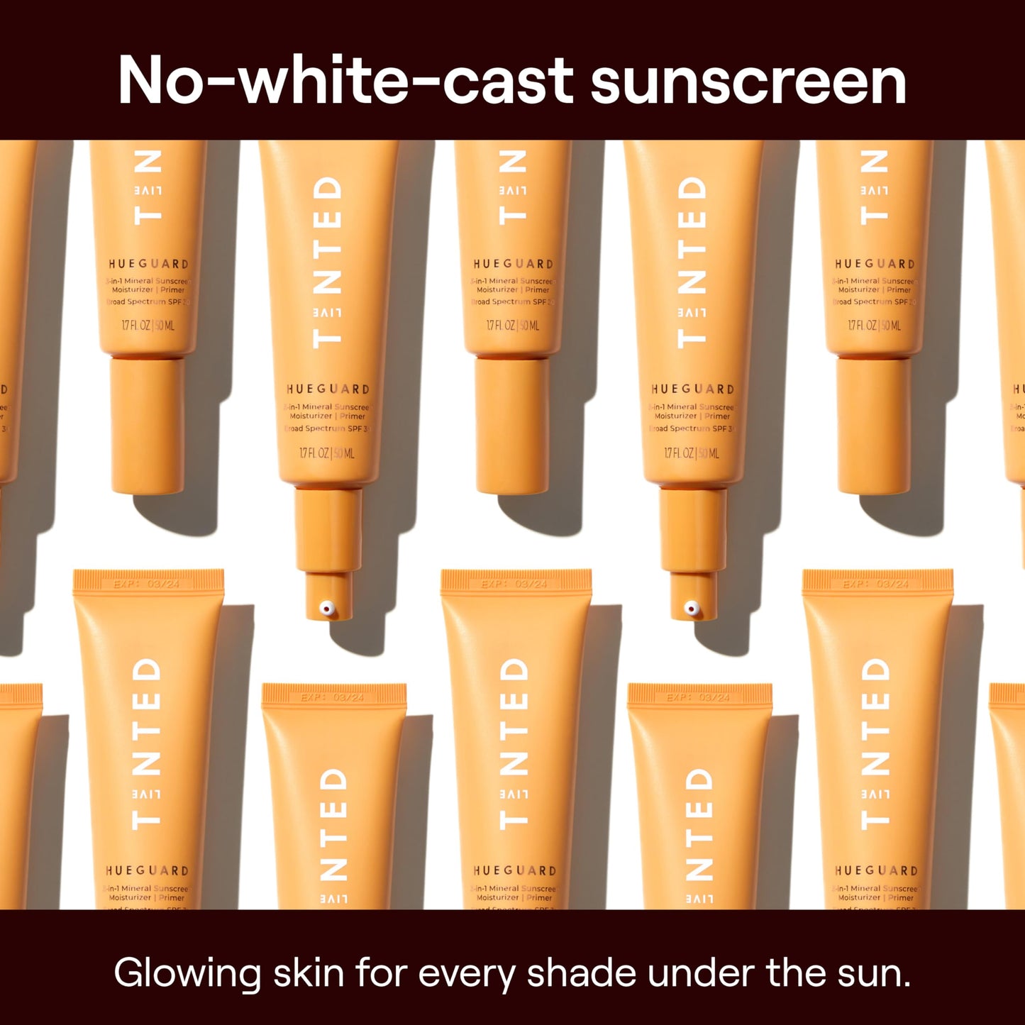 Live Tinted Hueguard 3-in-1 Mineral Sunscreen SPF 30 – Moisturizer & Primer for Face & Body, 1.7 oz