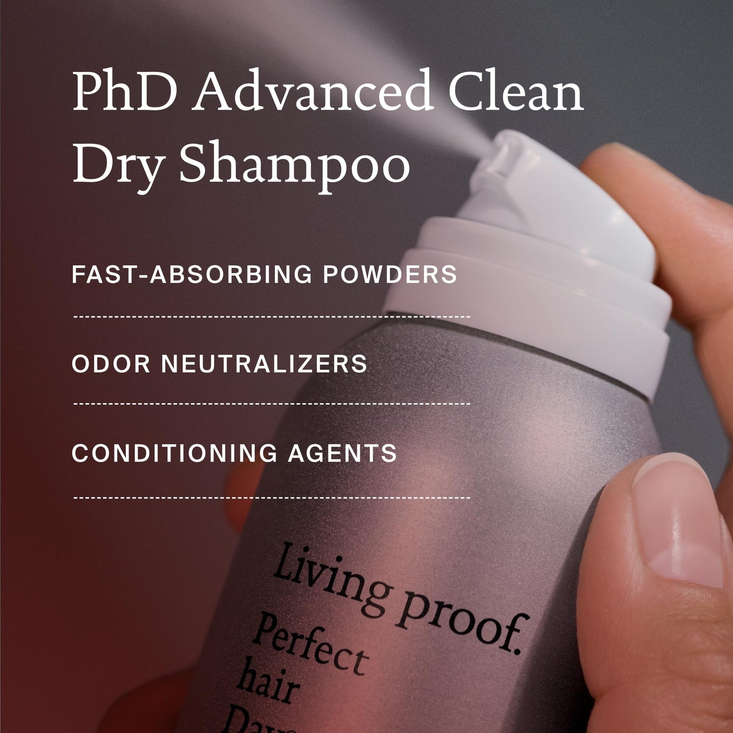 Living Proof Perfect Hair Day Advanced Clean Dry Shampoo – Velvet Amber Limited Edition, 5.5 oz