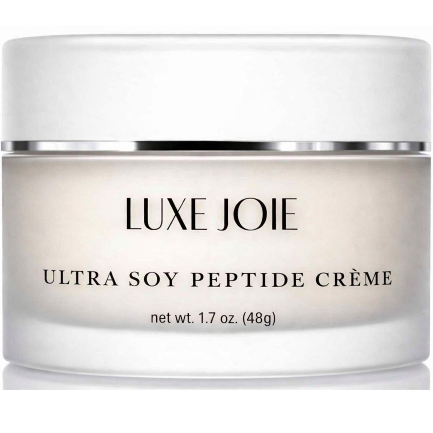 LuxeJoie Ultra Soy Peptide Cream – Non-Sticky Moisturizer for Dry Mature Skin