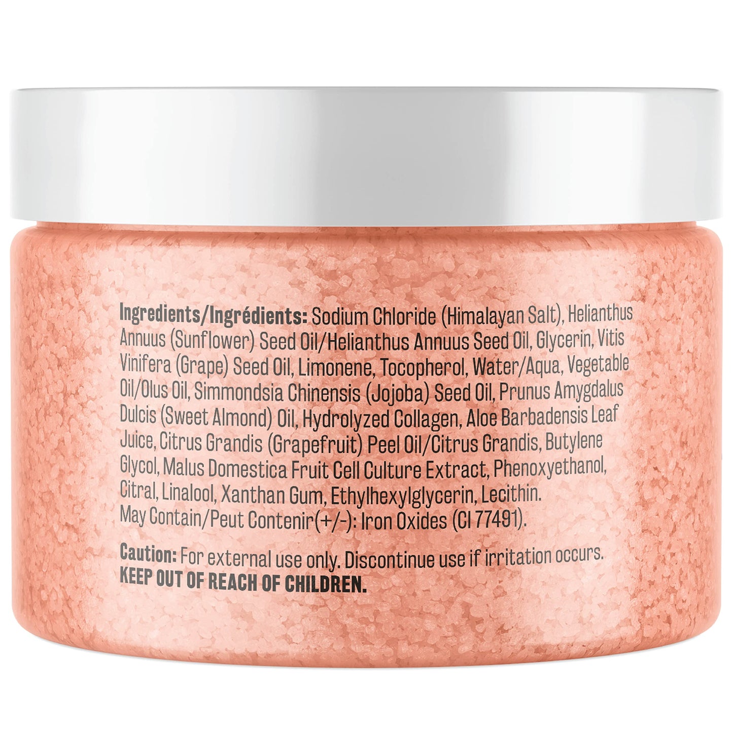 M3 Naturals Himalayan Salt Scrub – Face, Foot & Body Exfoliator with Collagen & Stem Cells (Pack of 2)